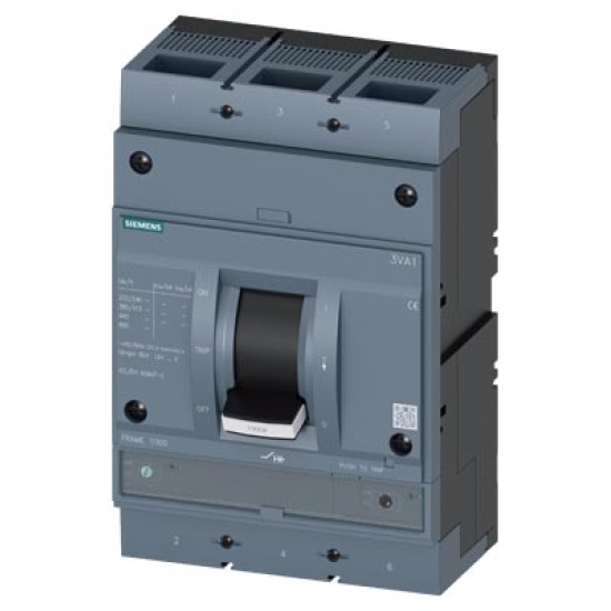 Siemens 3VA1580-5EF32-0AA0 560-800A 55kA 3 Kutuplu Kompakt Şalter